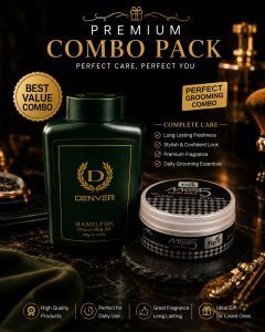 Combo Pack Denver Hamilton Talc with MG5 Hair Wax 461CP467