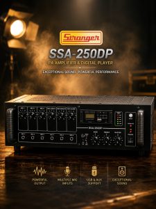 Stranger SSA 250DP PA Amplifier Digital Player NARS0531