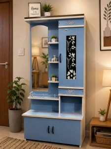 Modern Engineered Wood Dressing Table with Mirror NARS0506