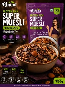 Alpino Protein Rich Super Muesli Chocolate NARP598