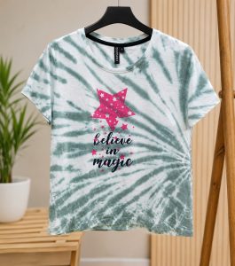 Tie Dye Printed Cotton T-Shirt NARP807