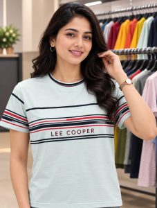 Women's Graphic Stripe T-Shirt NARP808