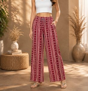 Women's Printed Palazzo Pants NARP835