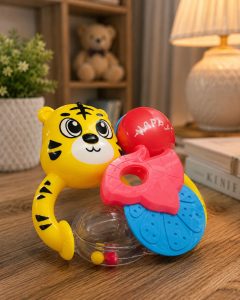 Tiger Rattle & Teether Toy For Kids NARK135