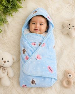 Baby Hooded Wrapper Blanket NARK114