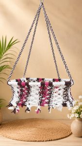Traditional Hand Knitted Baby Hammock Jhula NARK123