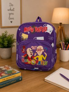 Motu Patlu Printed School Backpack for Kids NARK180