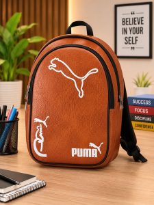 Brown Casual School Backpack NARK177