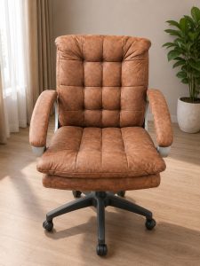 Office Chair with Padded Armrests & Wheels NARK360