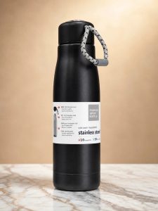Vacuum Insulated Stainless Steel Water Bottle with Carry Loop NARK626