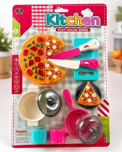 Kitchen Pizza Cutting Toy Set NARS0670