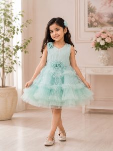 Baby Girls Sleeveless Princess Party Dress NARK443