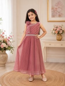 Girls Sleeveless Princess Gown NARK440