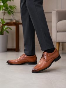Invictus Men's Formal Leather Finish Shoes NARK522