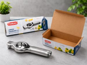 Chirag 2 in 1 Stainless Steel Lemon Squeezer with Bottle Opener NARP930